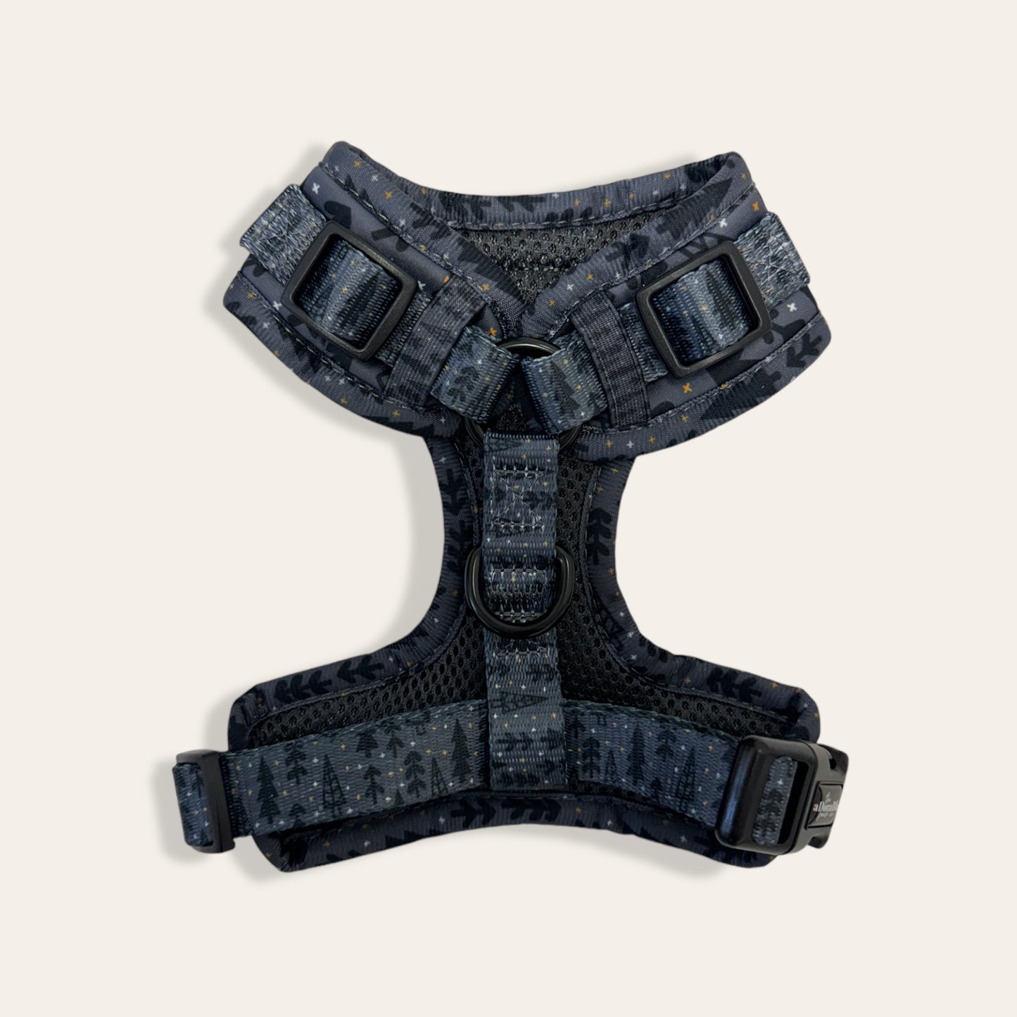 Adjustable Harness - Midnight Forest - Medium (longer chest)