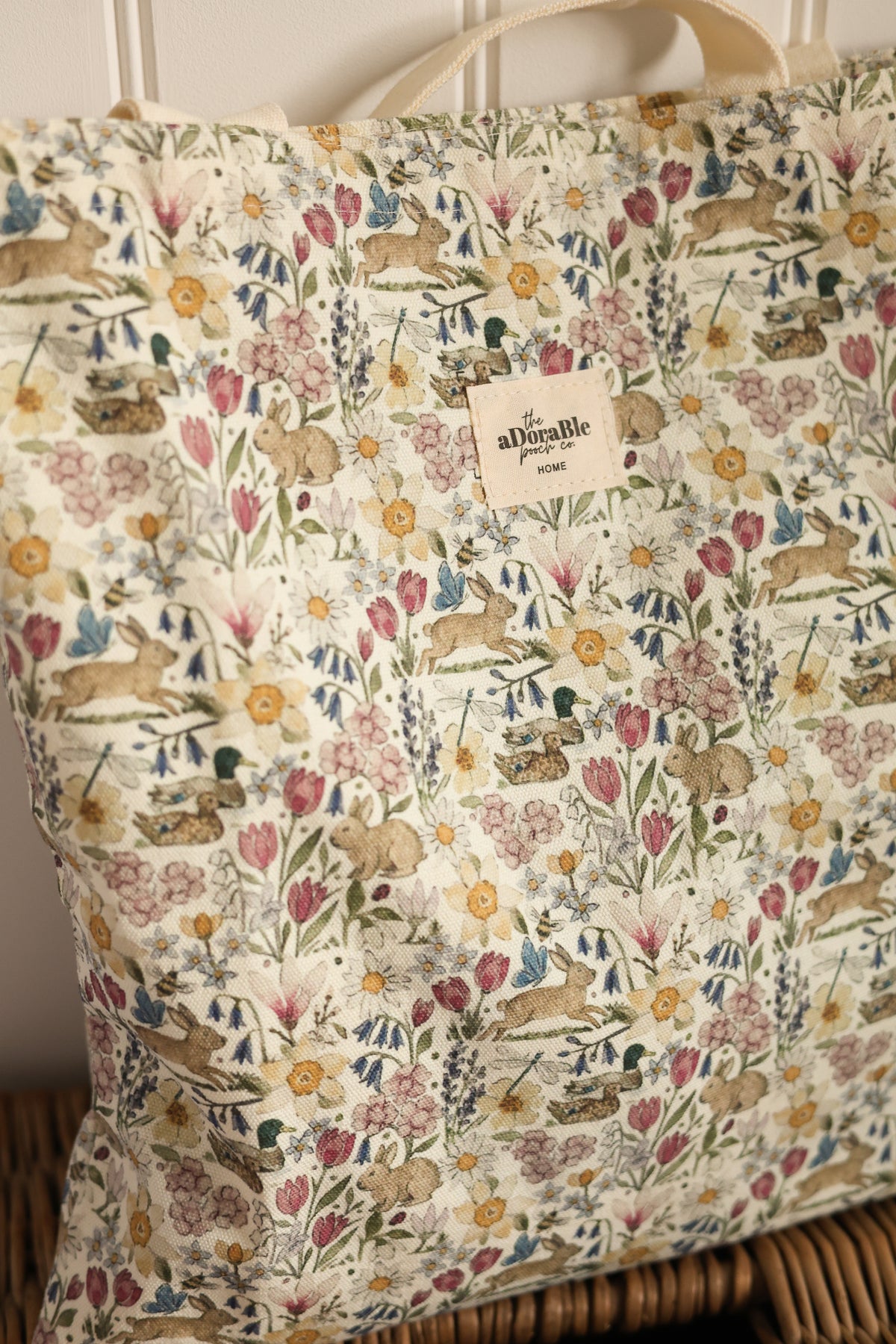 100% Cotton Tote Bag - Garden Meadow
