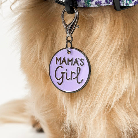 Dog Charm - Mama's Girl - Lavender