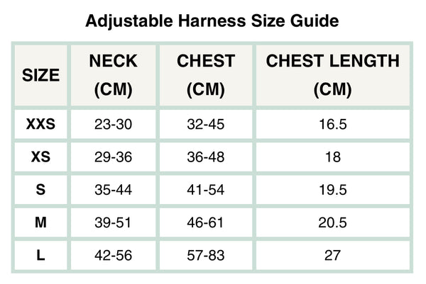 Adjustable Harness - The aDoraBle Pooch Co x Boop My Nose - Boop! - Black