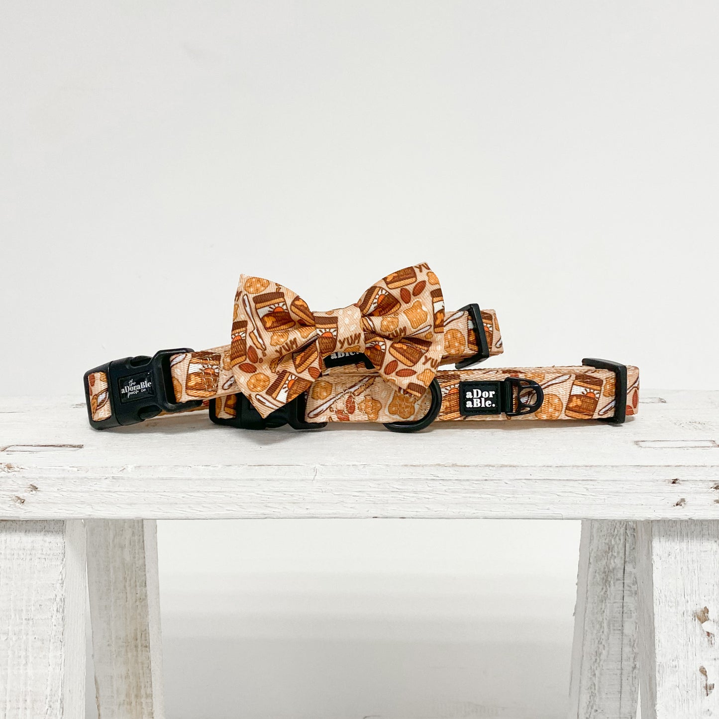 Dog Bow Tie - Peanut Pupper