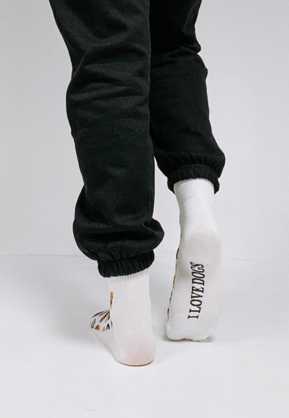 Embroidered Classic Joggers - The aDoraBle Pooch Co x Boop My Nose - Black