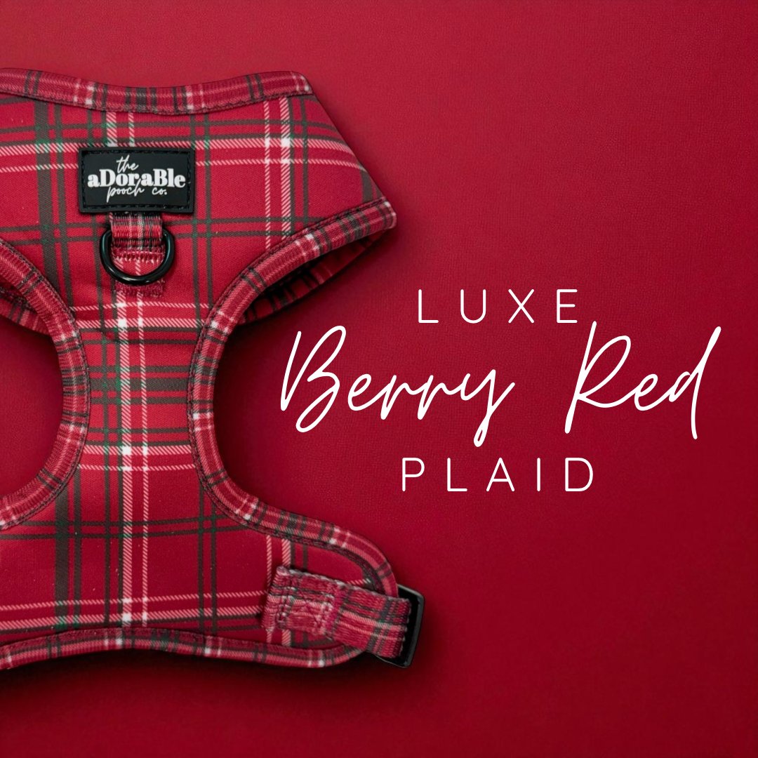 LUXE Berry Red Plaid
