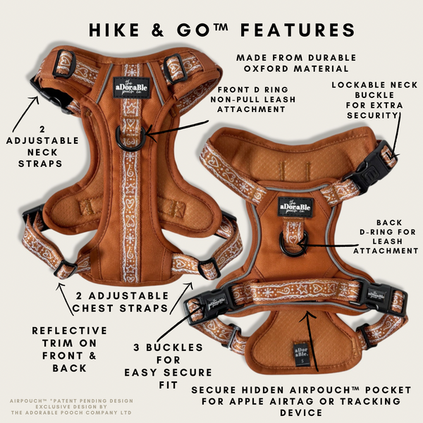 Hike & Go™ Harness - Gingerbread Frosting