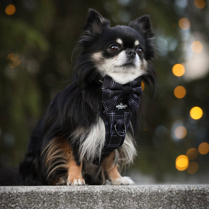 Sailor Bow Tie - LUXE Noir Plaid