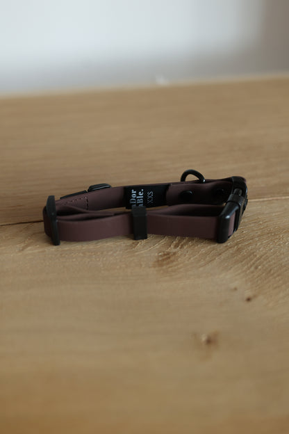 HydroFlex Lite™ Waterproof Dog Collar - Chocolate - XXS - SECONDS