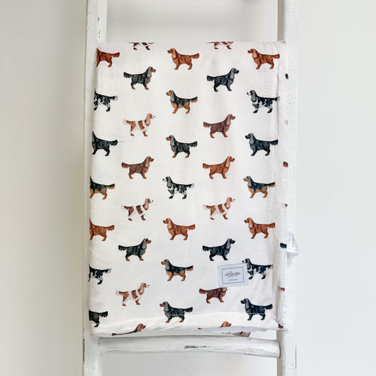 Extra Large Dog Breed Blanket - Cocker Spaniel