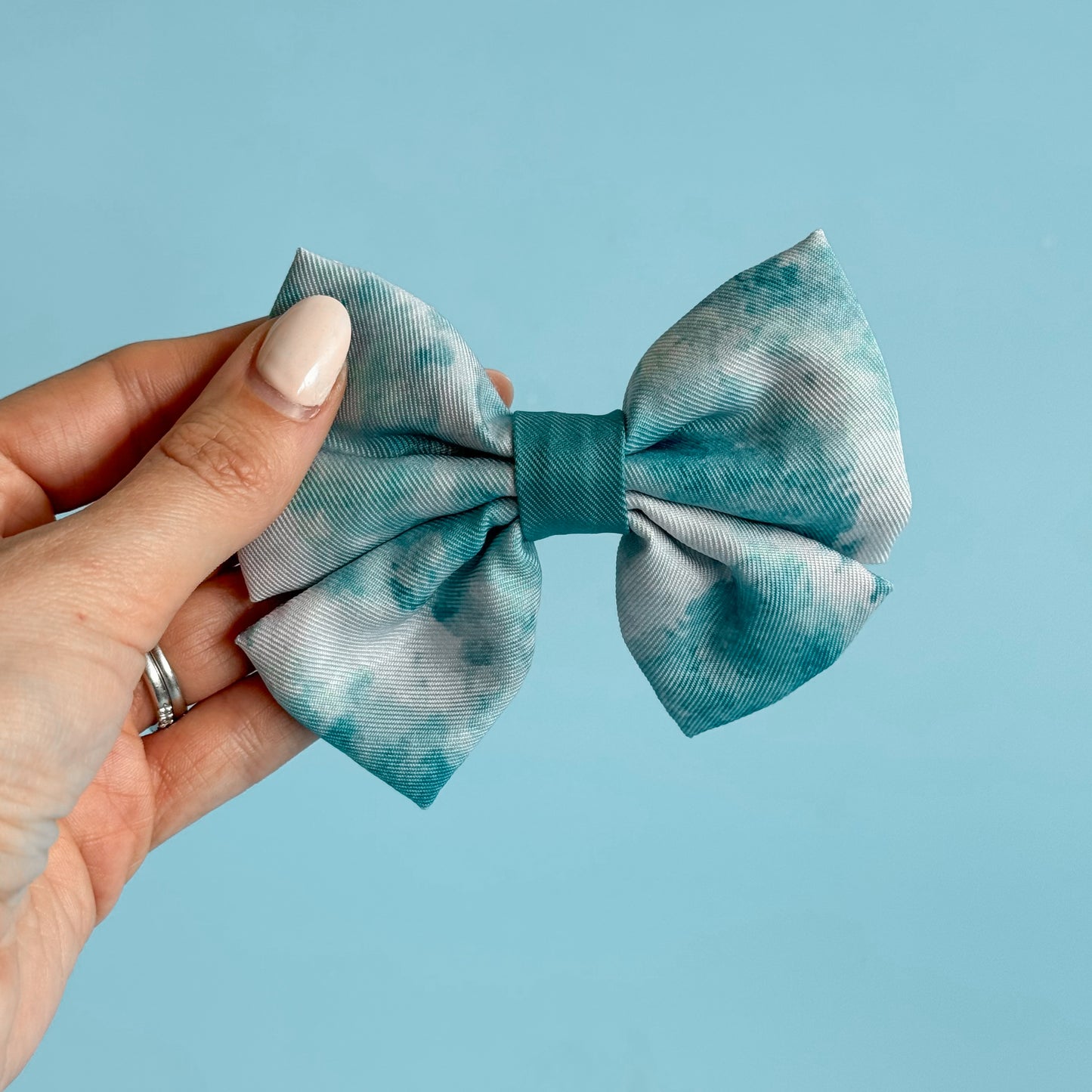 Sailor Bow Tie - Watercolour Waves