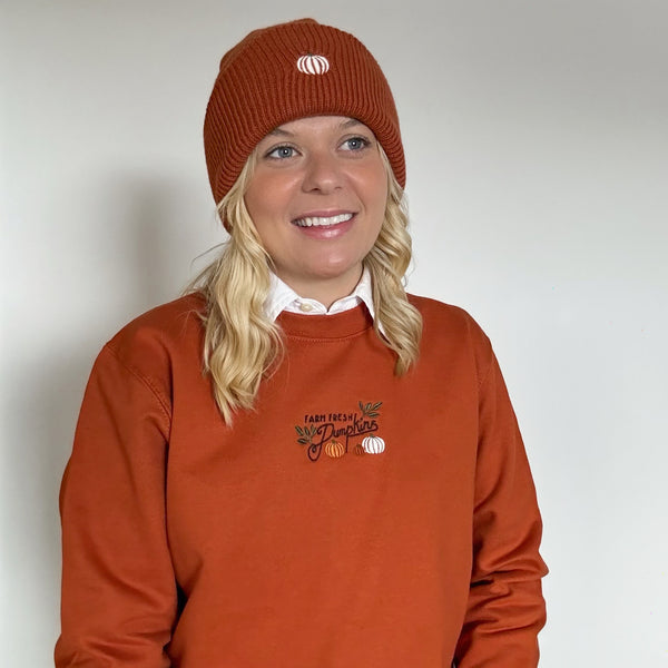 Classic Beanie - Pumpkin Harvest - Burnt Orange