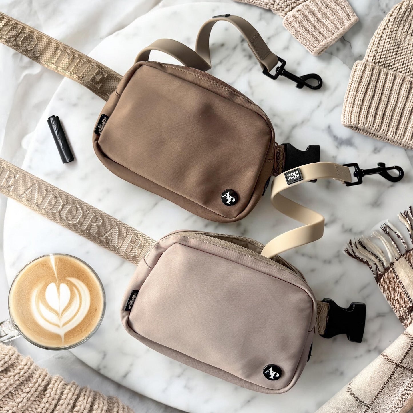 Slimline Everyday Bumbag - Mocha