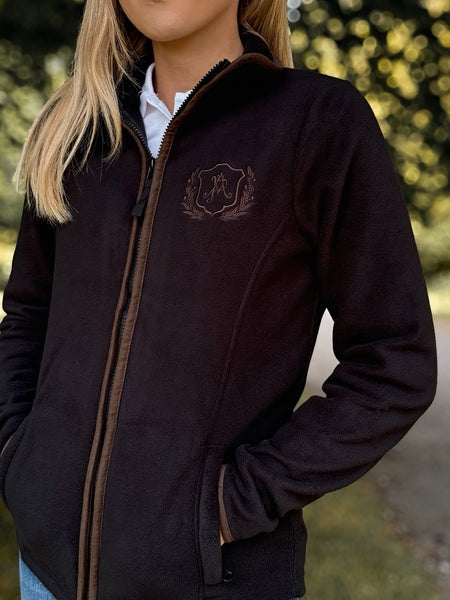 Embroidered AP Ladies Lightweight Fleece - Heritage Collection - Black