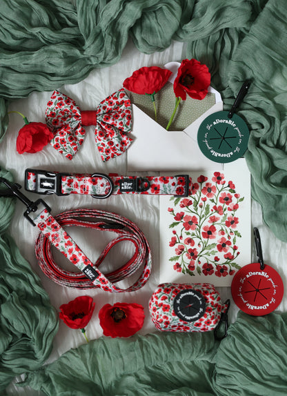 Collar - Painted Poppies