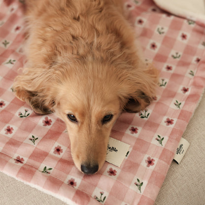 Dog & Puppy Bed Blanket - Blushing Blossoms