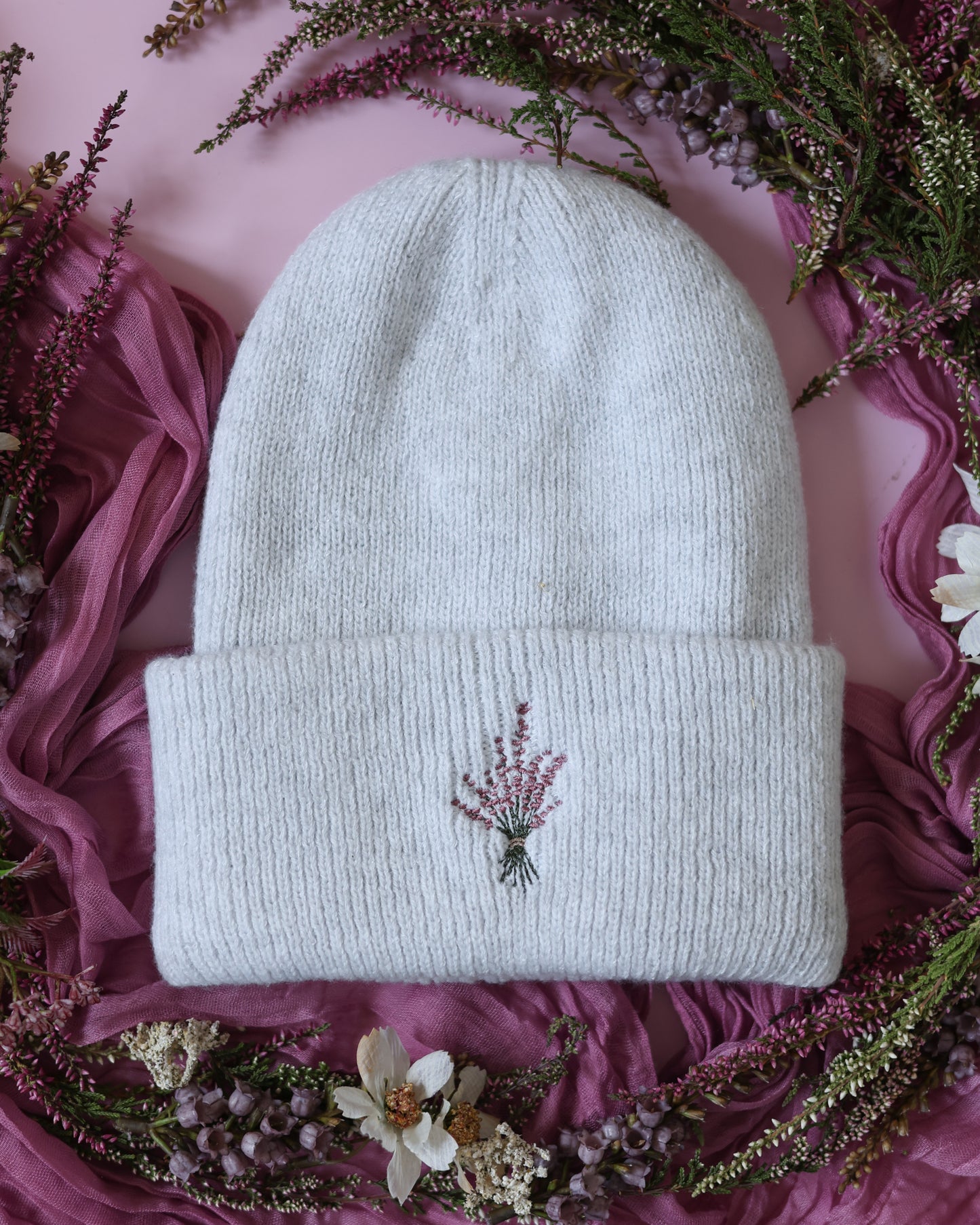 Classic Beanie - Highland Heather - Heather Grey