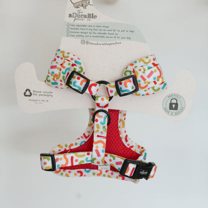 Adjustable Dog Puppy Harness - Party Pupper - XXS