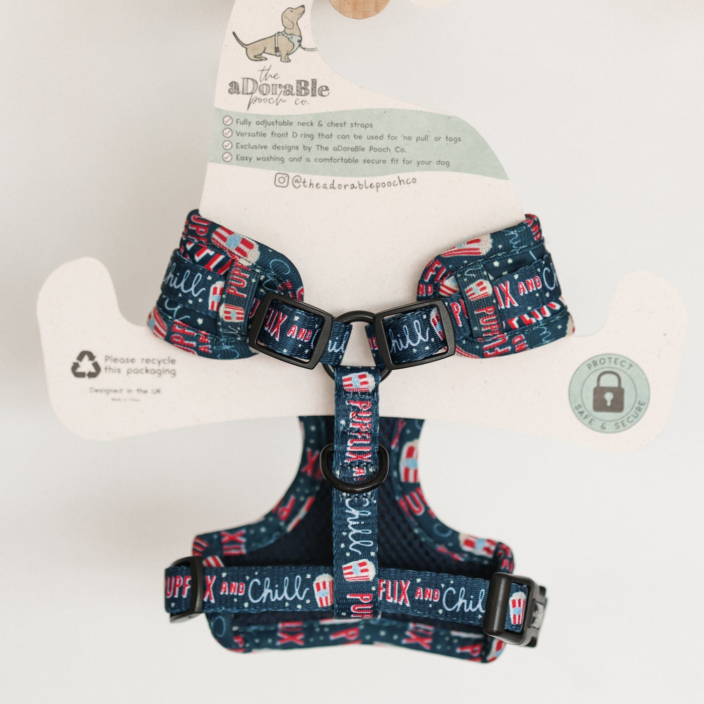 Adjustable Dog Puppy Harness - Pupflix - XXS