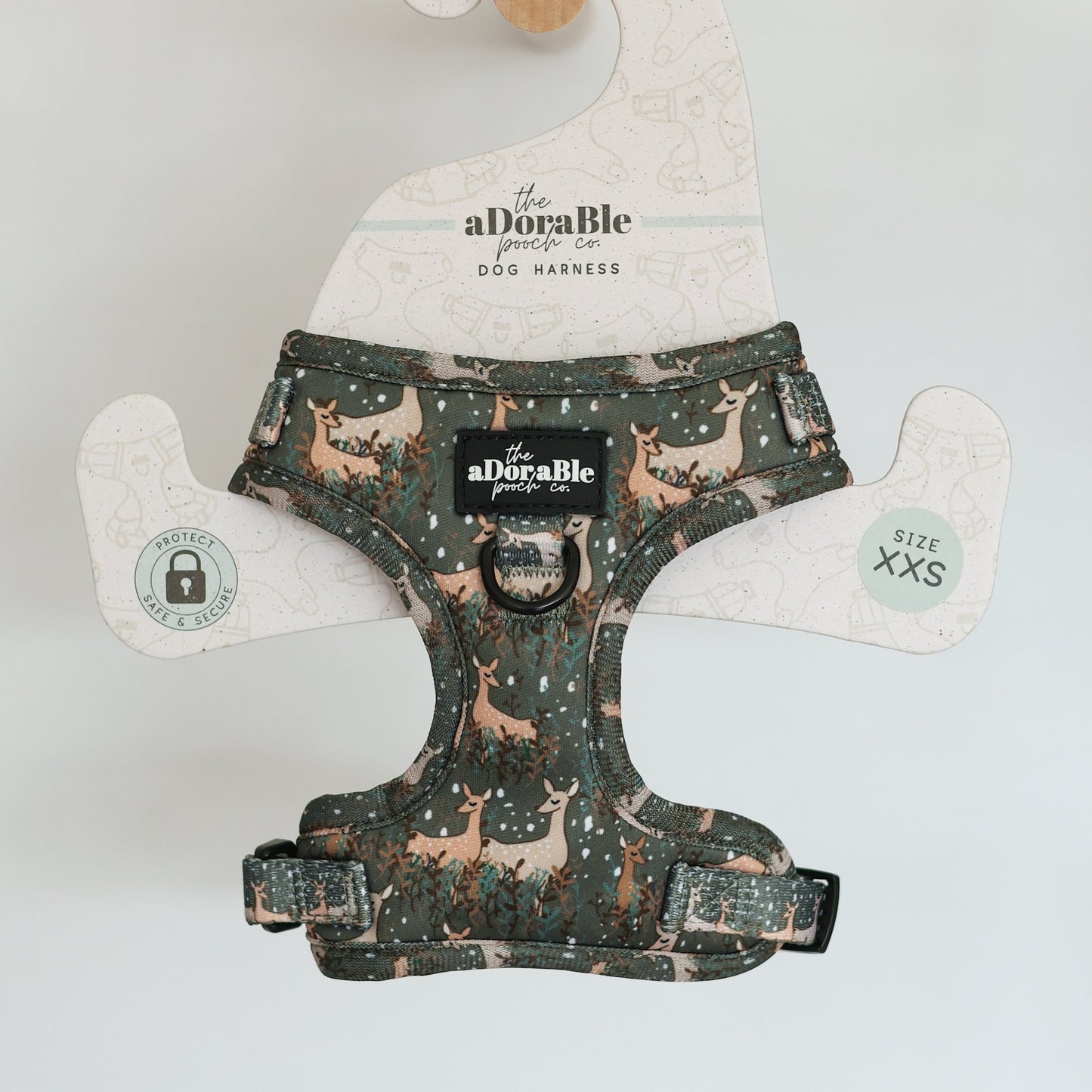 Adjustable Dog Puppy Harness - Nature Trails - XXS