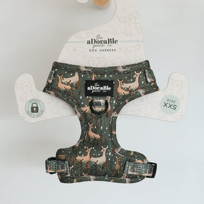 Adjustable Dog Puppy Harness - Nature Trails - XXS
