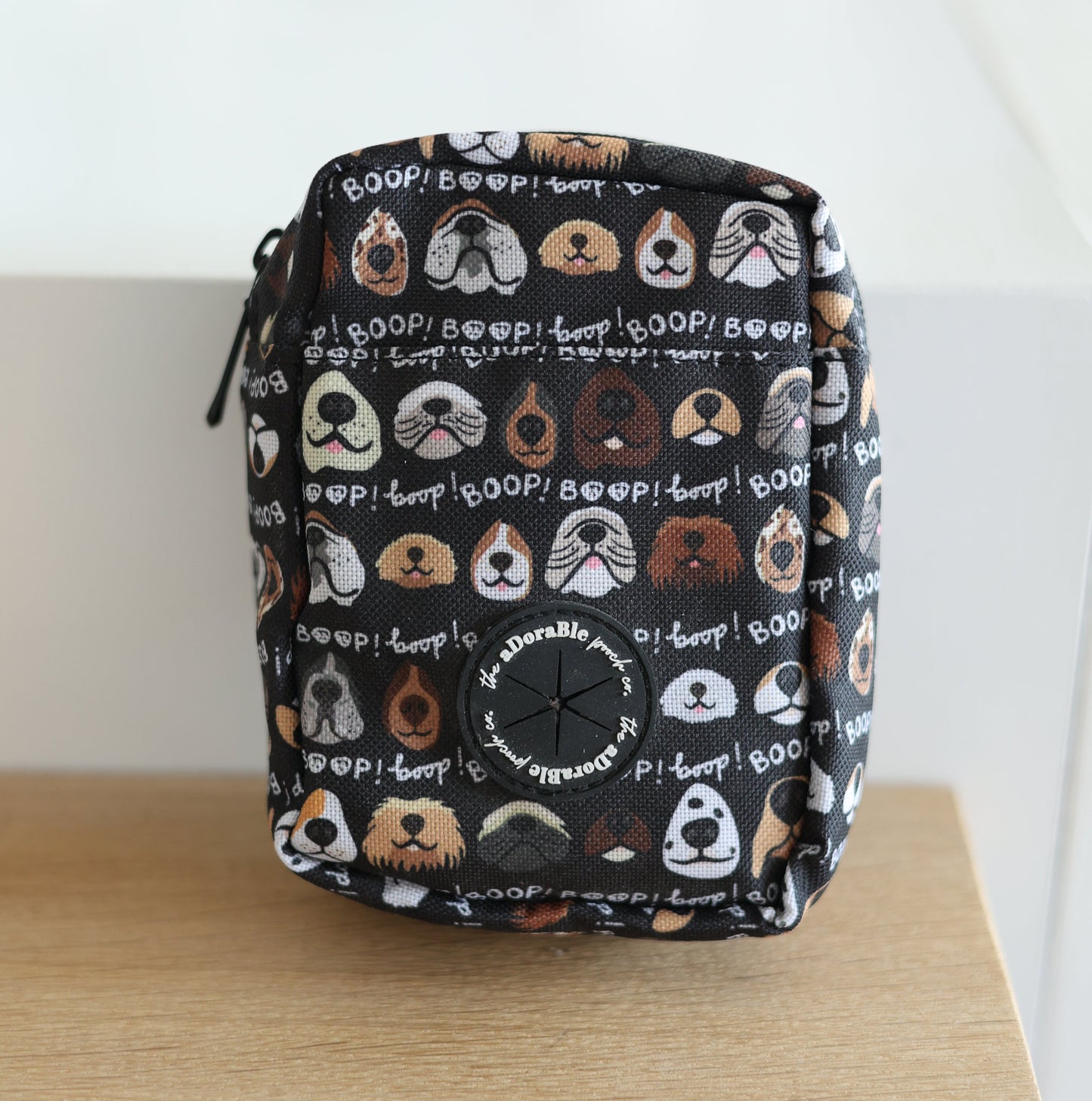 Treat Pouch - The aDoraBle Pooch Co x Boop My Nose - Boop! - Black