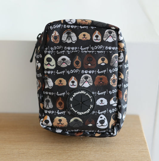 Treat Pouch - The aDoraBle Pooch Co x Boop My Nose - Boop! - Black