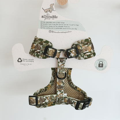 Adjustable Dog Puppy Harness - In The Jungle - XXS
