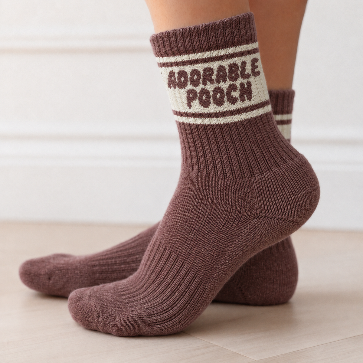 AP Chocolate Brown Comfort Socks