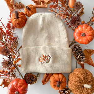 Classic Beanie - Whispers Of Fall - Vanilla