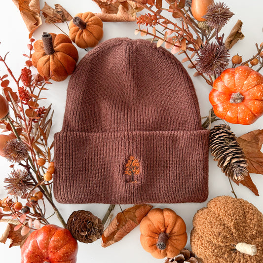 Classic Beanie - Autumn Orchard - Walnut