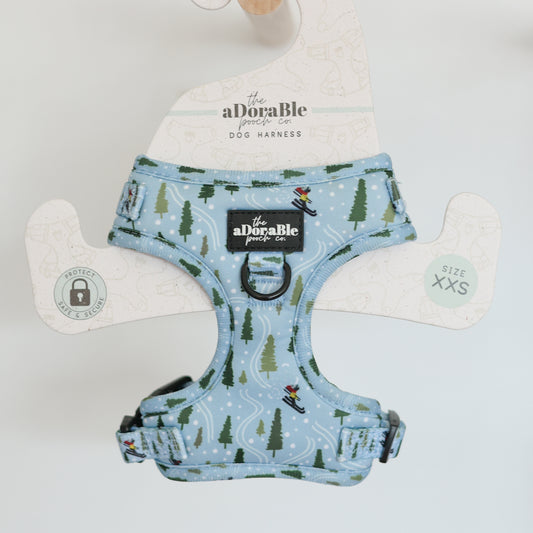 Adjustable Dog Puppy Harness - Apres Ski - XXS