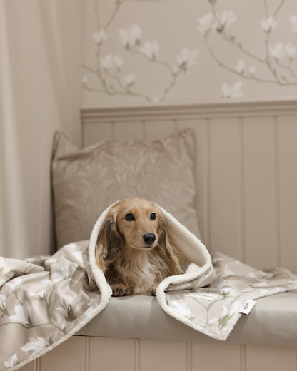 Laura Ashley Dog & Puppy Bed Blanket - Magnolia Grove
