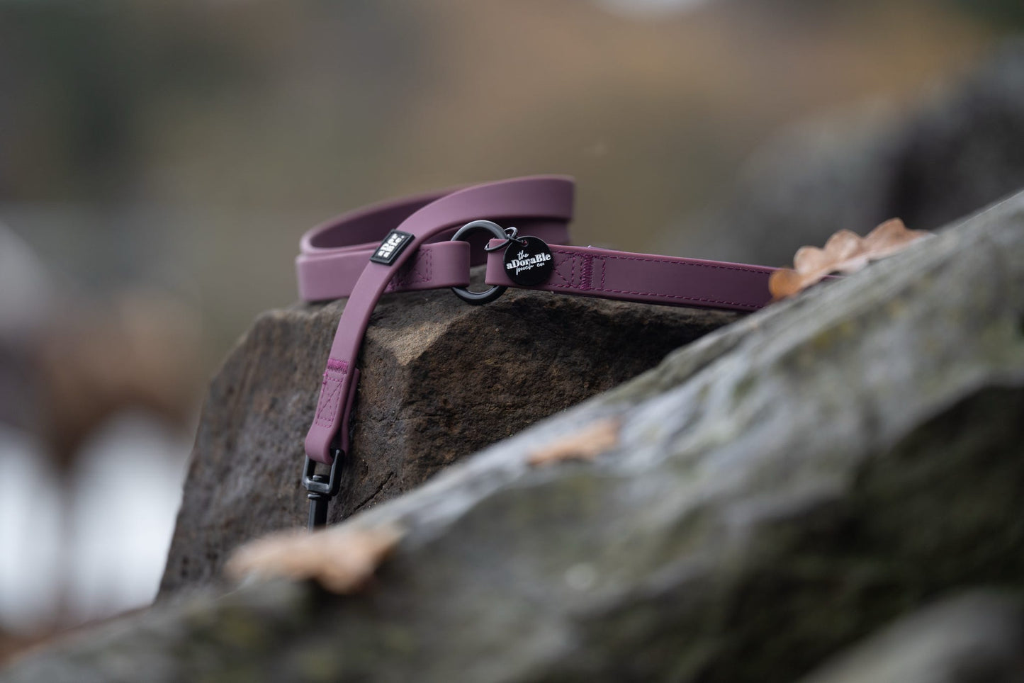 HydroFlex™ Waterproof Dog Lead - Purple Dusk