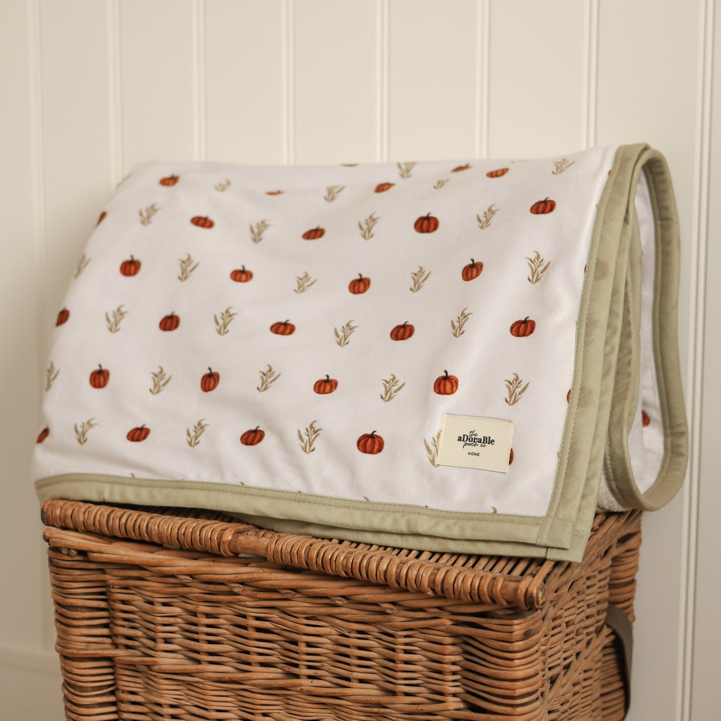 King Size Blanket - Pumpkin Farm