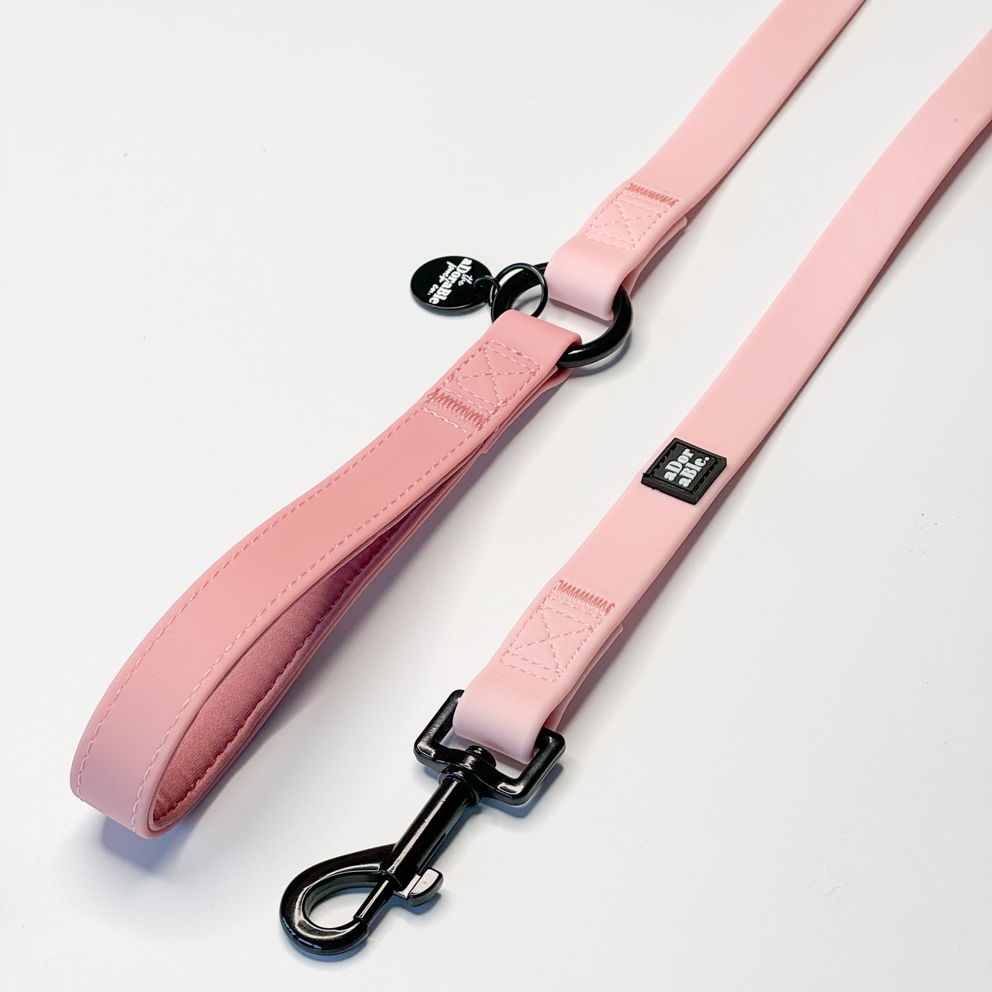 HydroFlex™ Two-tone Waterproof Dog Lead - Marshmallow Pink