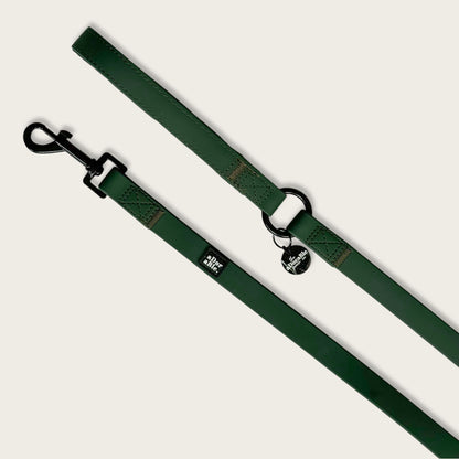 HydroFlex™ Two-tone Waterproof Dog Lead - Evergreen