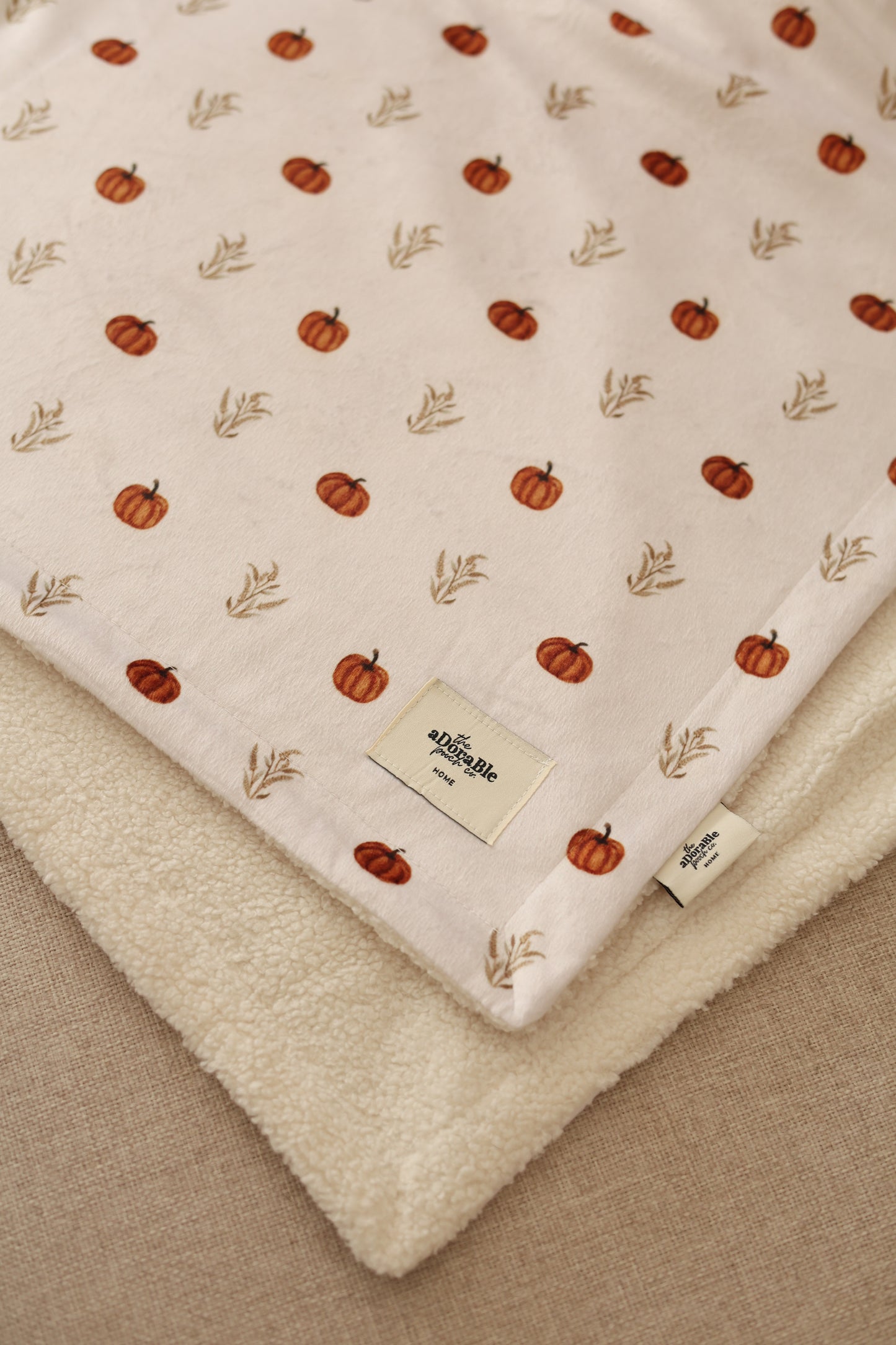 Dog Bed Blanket - Pumpkin Farm