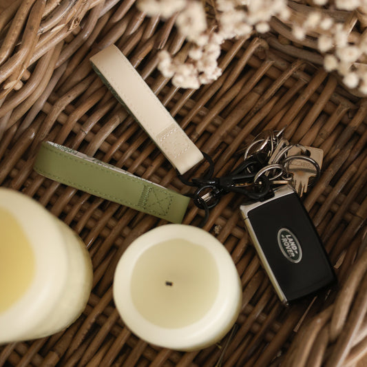 HydroFlex™ Keyring Duo – Sage and Cream