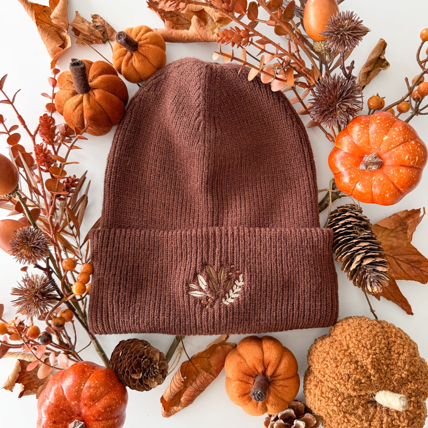 Classic Beanie - Whispers Of Fall - Walnut