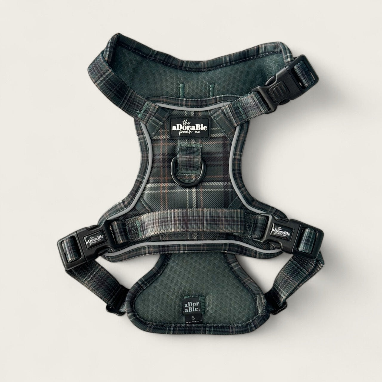 Hike & Go™ Harness - LUXE Hunter Green Plaid