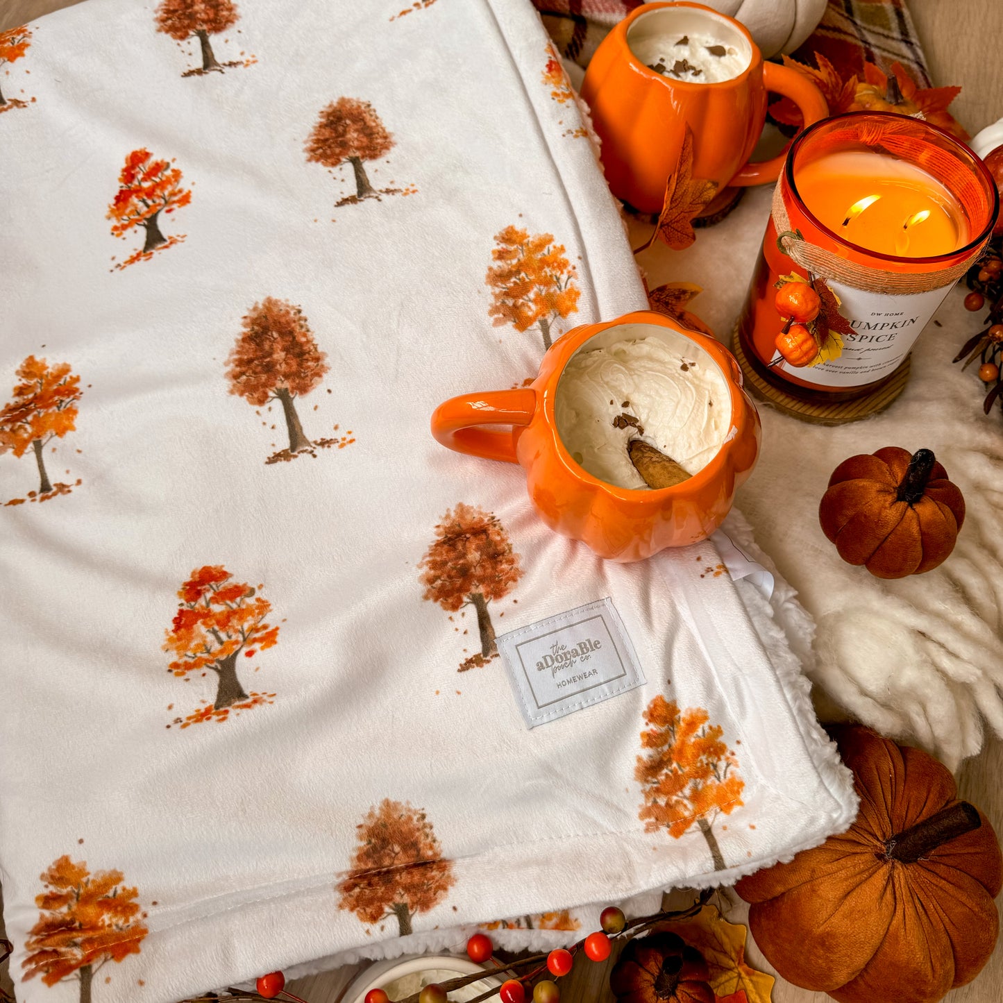 Supersize Soft Blanket - Autumn Orchard