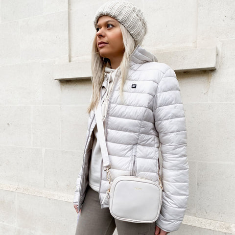 Women's LUXE Quilted Jacket - Oyster