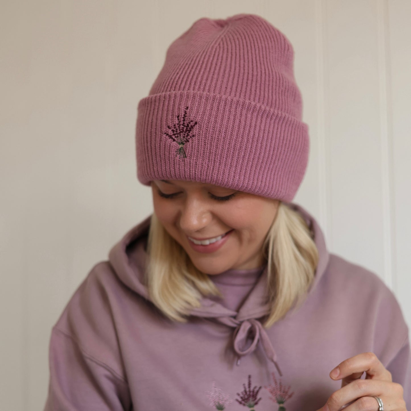Classic Beanie - Highland Heather - Mauve