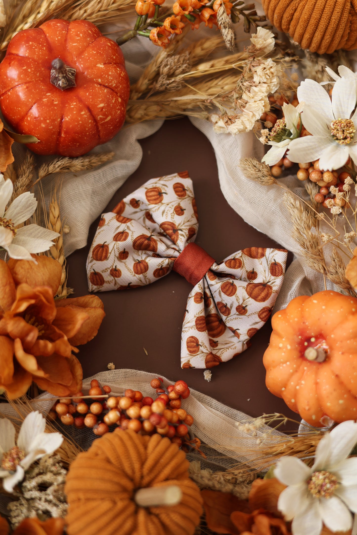 Dog Sailor Bow Tie - Pumpkin Farm