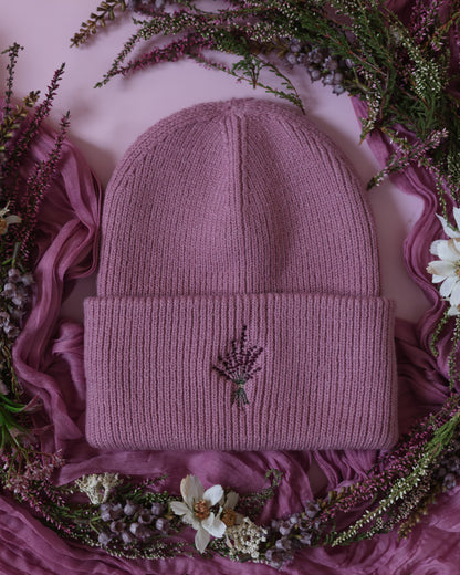 Classic Beanie - Highland Heather - Mauve