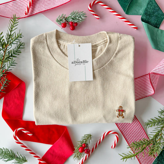 Embroidered AP T-Shirt - Gingerbread Bakery