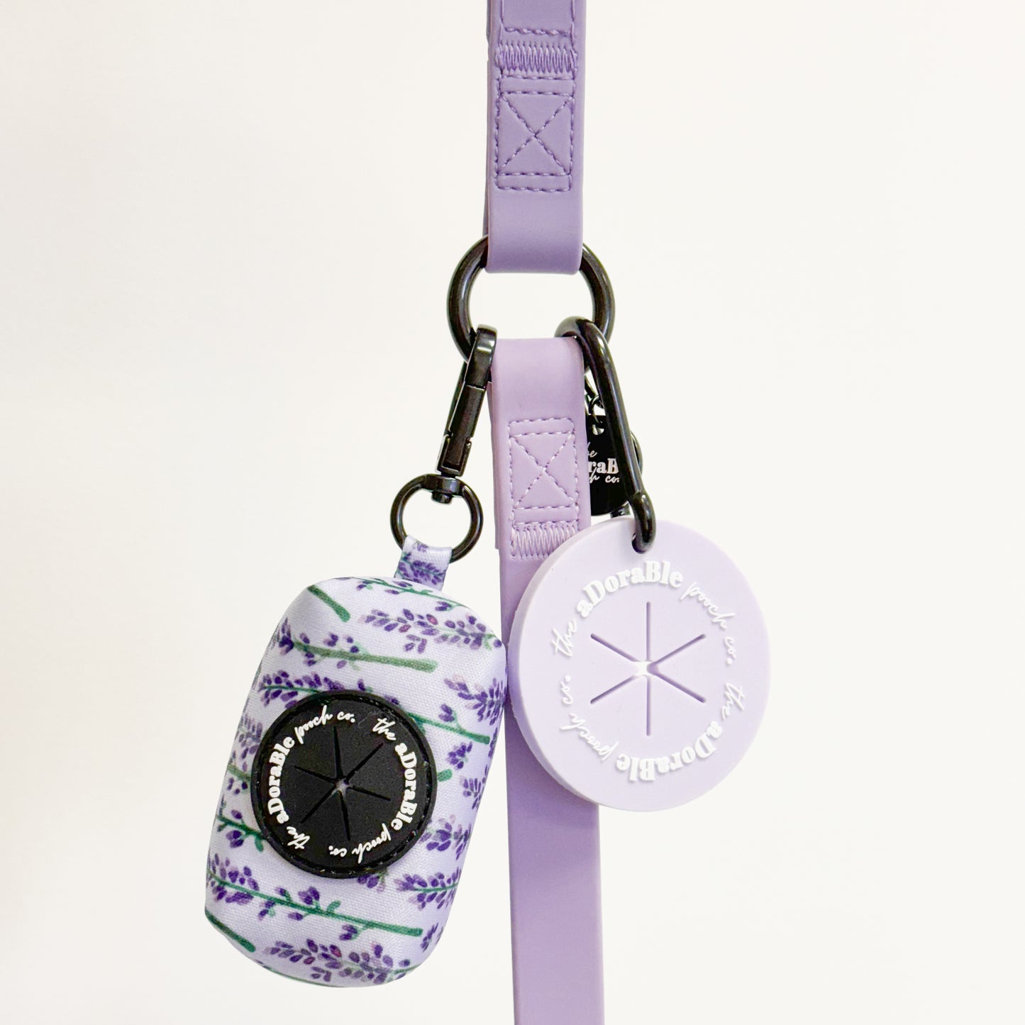 HydroFlex™ Two-tone Waterproof Dog Lead - Lavender