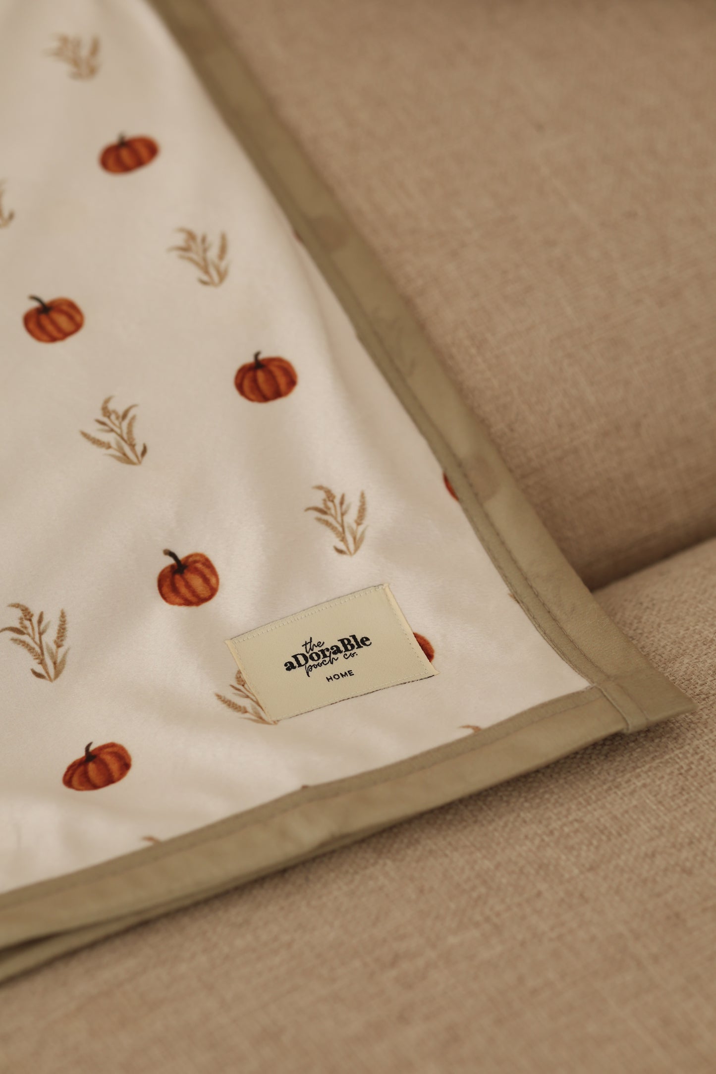 King Size Blanket - Pumpkin Farm