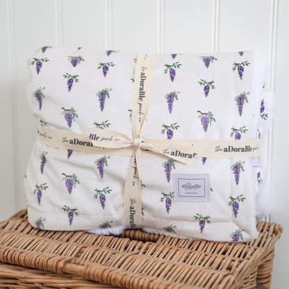 Supersize Soft Blanket - Wisteria Waltz