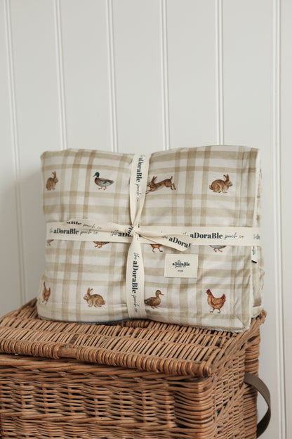 Dog & Puppy Bed Blanket - Cotswold Cottage