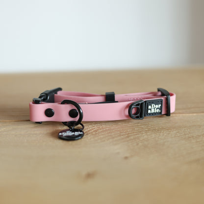 HydroFlex Lite™ Waterproof Dog Collar - Marshmallow Pink - XXS - SECONDS