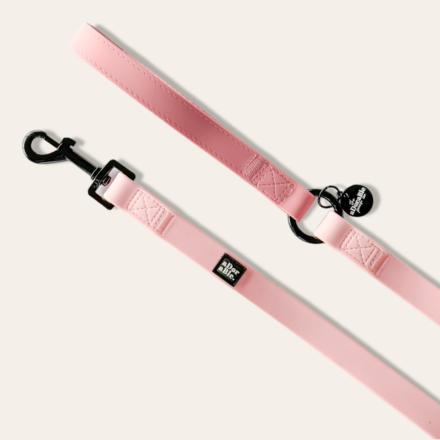 HydroFlex™ Two-tone Waterproof Dog Lead - Marshmallow Pink